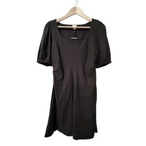 NWT Black Linen Minidress